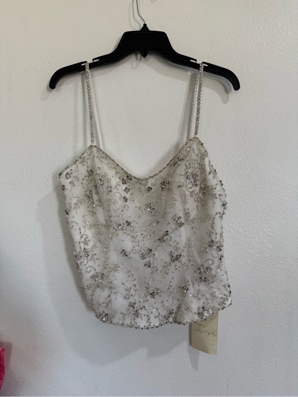 NWT Morilee By Madeline Gardner Sequin Top Sz 14